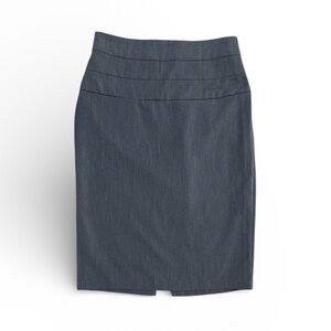 Venus Gray Pencil Skirt Tummy Control Stretch Business Casual Workwear S 6